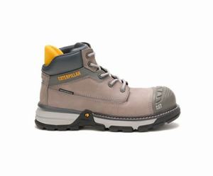 Caterpillar Excavator Superlite Waterproof Nano Toe Sikkerhedsstøvler Dame Brune | 418079-YZN