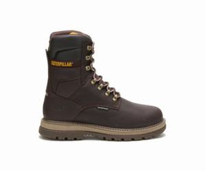 Caterpillar Fairbanks 8" Waterproof TX Steel Toe Sikkerhedsstøvler Herre Brune | 216095-MUH