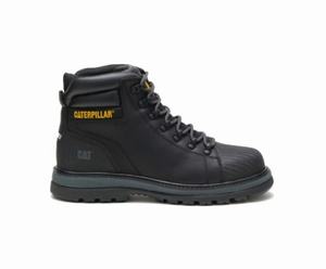 Caterpillar Foxfield Steel Toe Sikkerhedsstøvler Herre Sort | 813704-WSA