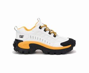 Caterpillar Intruder Sneakers Dame Hvide / Gul | 857016-TNA