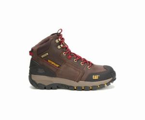 Caterpillar Navigator Waterproof Sikkerhedsstøvler Herre Brune | 730859-FKT