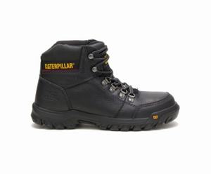 Caterpillar Outline Steel Toe Sikkerhedsstøvler Herre Sort | 601287-TKV