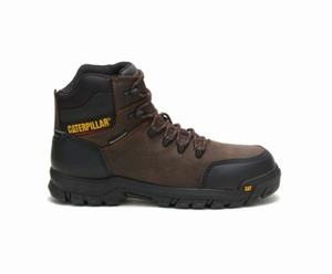 Caterpillar Resorption Waterproof Composite Toe Sikkerhedsstøvler Herre Brune | 360725-BSQ