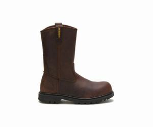 Caterpillar Revolver Steel Toe Sikkerhedsstøvler Herre Brune | 278056-XQR