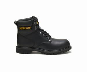 Caterpillar Second Shift Steel Toe Sikkerhedsstøvler Herre Sort | 208159-DFE