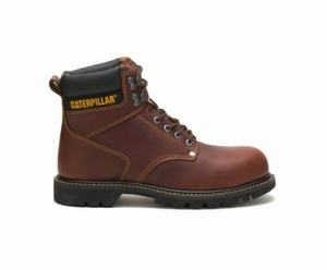 Caterpillar Second Shift Steel Toe Sikkerhedsstøvler Herre Brune | 480593-RHC