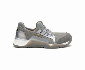 Caterpillar Sprint Tekstil Alloy Toe Sneakers Dame Grå | 156480-DSP