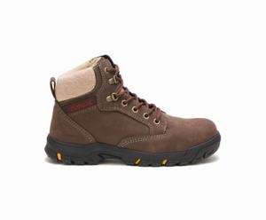 Caterpillar Tess Steel Toe Sikkerhedsstøvler Dame Chokolade | 235078-YLF