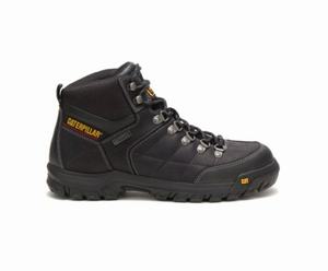 Caterpillar Threshold Waterproof Sikkerhedsstøvler Herre Sort | 873619-QBZ