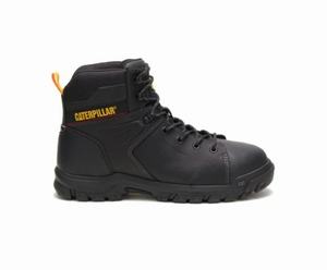 Caterpillar Wellspring Waterproof Metatarsal Guard Steel Toe Sikkerhedsstøvler Herre Sort | 420687-